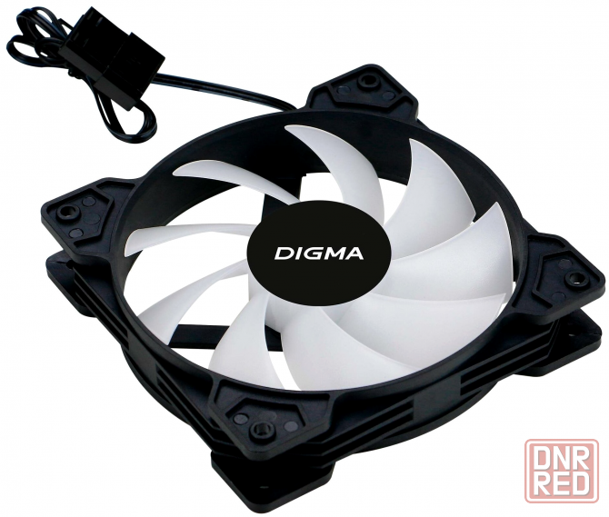Вентилятор Digma Dfan-Frgb1, размер 120x120x25мм (арт-5931) Макеевка - изображение 1