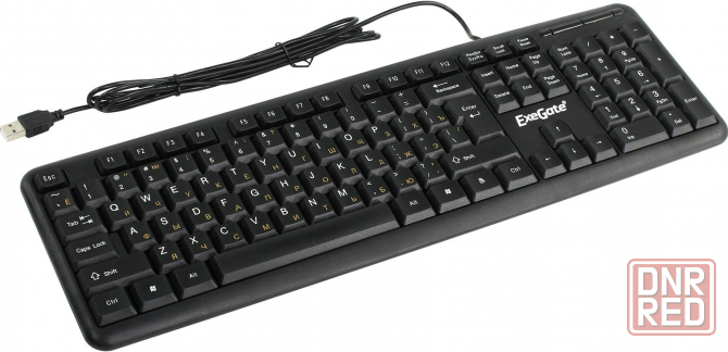 Клавиатура Exegate Ly-331l Black Usb Black (арт-2626) Макеевка - изображение 1
