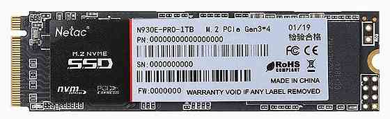 Твердотельный накопитель Ssd M.2 Nvme Netac N930e Pro (Nt01n930e-001t-E4x) 1тб (арт-5727) Макеевка