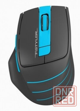 Мышь A4tech Fstyler Fg30s серый/синий оптическая (2000dpi) Silent беспроводная Usb (5but) (арт-8595) Макеевка - изображение 1