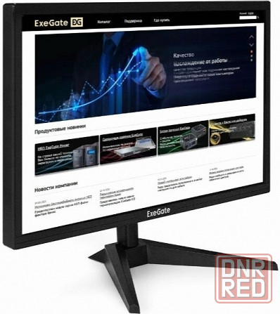 Монитор 27 Exegate Eb2700 (Tn Led Grade A+, Fhd, 1920x1080@60гц, 16:9, 200cd/M2, 1000:1, 178/178, 5m Макеевка - изображение 1
