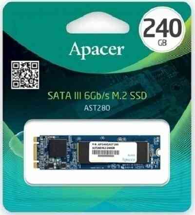 Твердотельный накопитель Ssd M.2 Sata Apacer Ast280 (Ap240gast280-1) 240гб (арт-5917) Макеевка