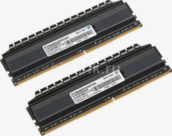 Оперативная память Dimm Ddr4 8gb 3200mhz Patriot Viper 4 Blackout (Pvb48g320c6k) (2x4gb Kit) (арт-36 Макеевка