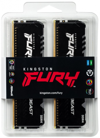 Оперативная память Dimm Ddr4 Kingston Fury Beast Rgb Kf436c17bbak2/16 (арт-6386) Макеевка