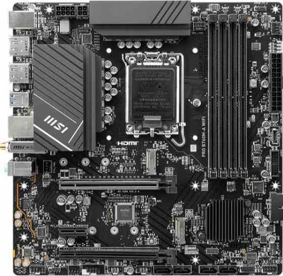 Материнская плата Msi Pro B760m-A Wifi Ddr4matx, Ret Lga 1700 (арт-1424) Макеевка