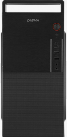 Корпус Mini-Tower Digma [Dc-Matx101-U2], Micro-Atx, без бп, черный. (арт-4608) Макеевка