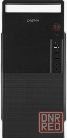 Корпус Mini-Tower Digma [Dc-Matx101-U2], Micro-Atx, без бп, черный. (арт-4608) Макеевка - изображение 3