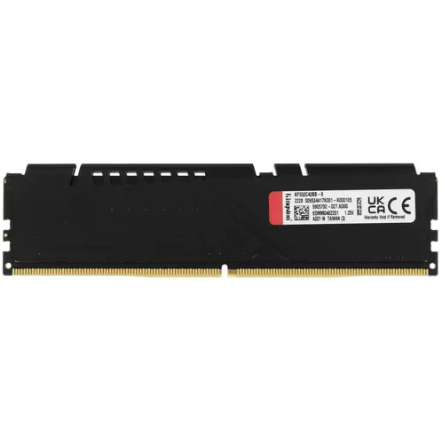 Kingston Fury Beast Black Ddr5 Dimm 5200mhz Pc-41600 Cl40 - 8gb Kf552c40bb-8 Oem (арт-5028) Макеевка