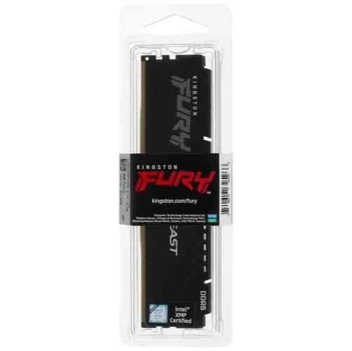 Kingston Fury Beast Black Ddr5 Dimm 5200mhz Pc-41600 Cl40 - 8gb Kf552c40bb-8 Oem (арт-5028) Макеевка