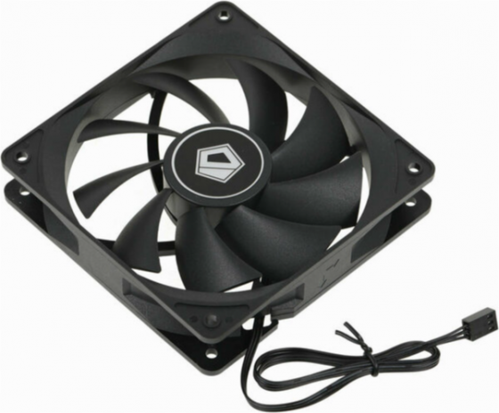 Вентилятор для корпуса Id-Cooling 120x120mm 3pin 1250rpm Black (Fl-12025k) (арт-9881) Макеевка