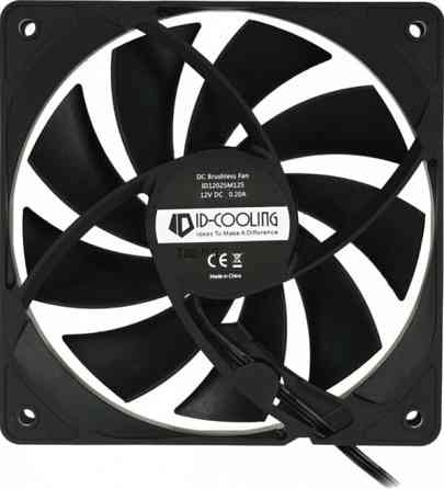 Вентилятор для корпуса Id-Cooling 120x120mm 3pin 1250rpm Black (Fl-12025k) (арт-9881) Макеевка