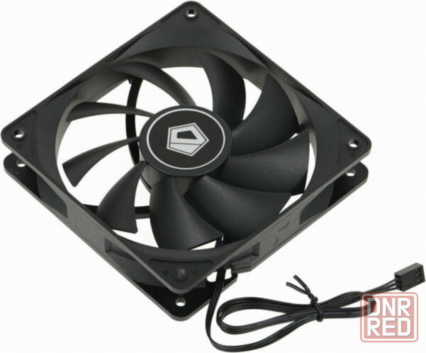 Вентилятор для корпуса Id-Cooling 120x120mm 3pin 1250rpm Black (Fl-12025k) (арт-9881) Макеевка - изображение 2