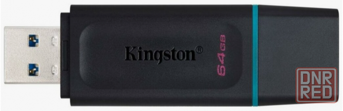 Накопитель Usb 3.2 64gb Kingston Datatraveler Exodia Dtx/64gb Gen 1 Black/Teal (арт-6573) Макеевка - изображение 2
