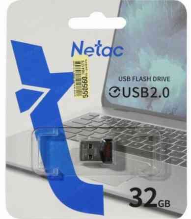 Флешка Netac 32gb Um2 Usb 2.0 (Nt03um2n-032g-20bk) (арт-1714) Макеевка