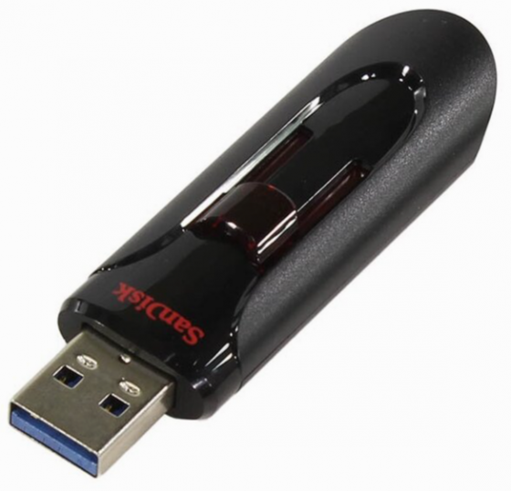 Usb Flash Drive 128gb - Sandisk Cruzer Glide 3.0 Black Sdcz600-128g-G35 (арт-6398) Макеевка