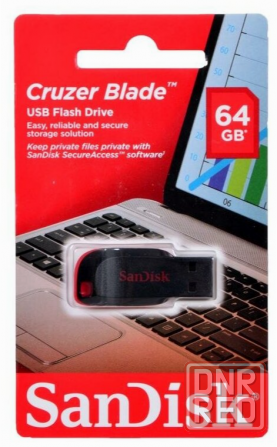 Usb Flash Drive 64gb - Sandisk Cruzer Blade Sdcz50-064g-B35 (арт-4485) Макеевка - изображение 1