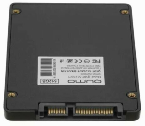 Внутренний Ssd 512gb Qumo Novation Tlc 3d 2.5" (Q3dt-512gsсY) 550/500 Mb/S, Sm2258xt (арт-2283) Макеевка