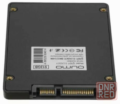 Внутренний Ssd 512gb Qumo Novation Tlc 3d 2.5" (Q3dt-512gsсY) 550/500 Mb/S, Sm2258xt (арт-2283) Макеевка - изображение 2