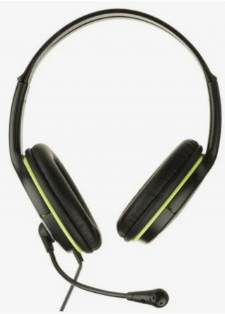 Компьютерная гарнитура Genius Hs-400a, черный/зеленый (арт-2286) Макеевка