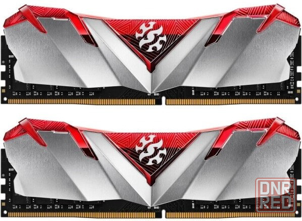 Модуль памяти Adata 16gb (2 X 8gb) Udimm, Xpg Gammix D30, 3200mhz Cl16-20-20, 1.35v, красный радиато Макеевка - изображение 1