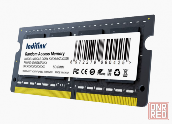 Оперативная память So-Dimm Indilinx Ddr3 8gb 1600mhz Cl11 Ind-Id3n16sp08x (арт-4381) Макеевка - изображение 1