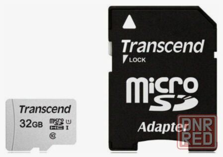 Карта памяти 32gb Transcend Ts32gusd300s-A Microsdhc Class 10 U1 300s + адаптер (арт-3030) Макеевка - изображение 1