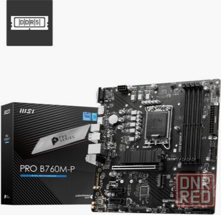 Материнская плата Msi Pro B760m-P (Lga1700, Matx) (арт-9399) Макеевка - изображение 1