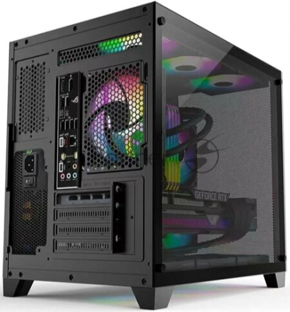 Корпус Formula Crystal Z5 черный без бп Matx 1x120mm 2xusb2.0 1xusb3.0 Audio Bott Psu (арт-4186) Макеевка
