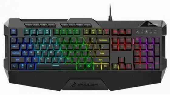 Клавиатура Sharkoon Skiller Sgk4 (резиновые колпачки, Rgb) черный (арт-3992) Макеевка