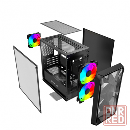 Корпус Powercase Mistral Micro A3b Argb, черный (Cmmab-A3) (арт-2399) Макеевка - изображение 3