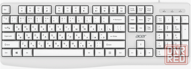 Клавиатура Acer Okw301 белый (Zl. Kbdcc.01b) (арт-2713) Макеевка - изображение 1
