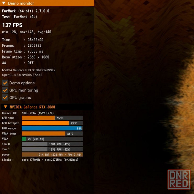 Palit GeForce RTX 3080 GameRock Донецк - изображение 8