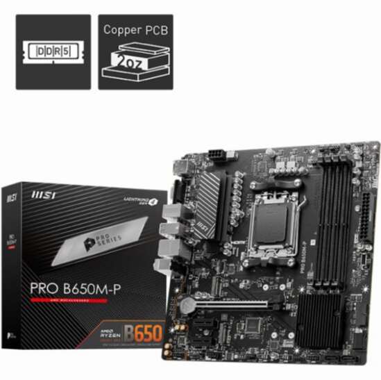 Материнская плата Msi Pro B650m-P (Am5, Matx) (арт-1582) Макеевка