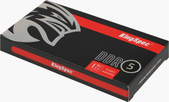 Оперативная память So-Dimm Kingspec Ddr5 16gb 4800mhz Ks4800d5n11016g Rtl Pc5-38400 Cl40 So-Dimm 288 Макеевка