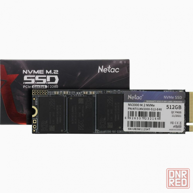 Твердотельный накопитель Ssd M.2 Nvme Netac Nv2000 512gb Pcie Nvme 3.0 X4 3d Nand Nt01nv2000-512-E4x Макеевка - изображение 2