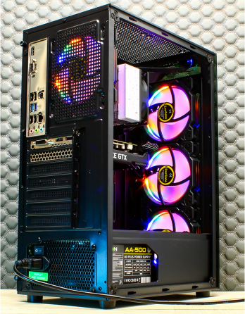 Игровой компьютер Byte-Infernodrive | Intel Core I3-10100f | 500w | Ssd 480gb | Ddr4 16gb | Geforce Макеевка
