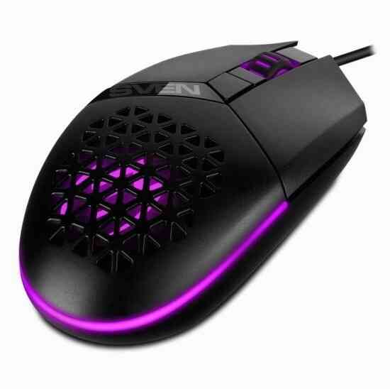 Игровая мышь Sven Rx-G735, 4000dpi, черный, Sv-021467, проводная (арт-3555) Макеевка