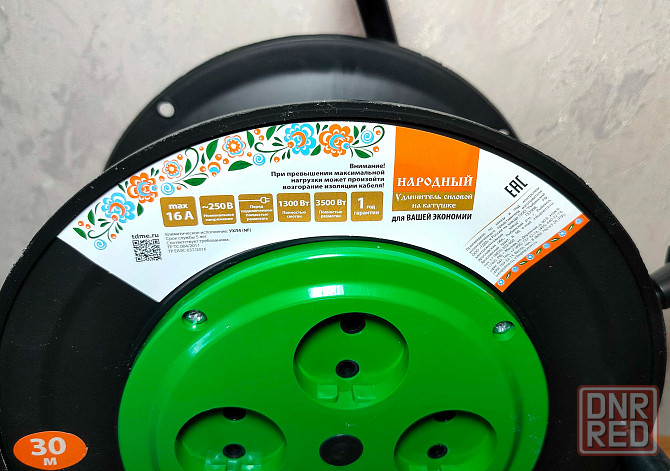 Удлинитель на катушке 30 м 3500 Вт Донецк - изображение 3