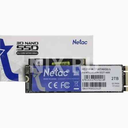 Твердотельный накопитель Ssd M.2 Sata Netac 2tb Sata (Nt01n535n-002t-N8x) (арт-2903) Макеевка