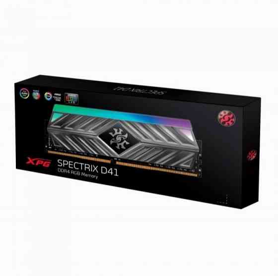 Модуль памяти 16gb Adata Ddr4 3200 Dimm Xpg Spectrix D41 Rgb Grey Gaming Memory (Ax4u320016g16a-St41 Макеевка