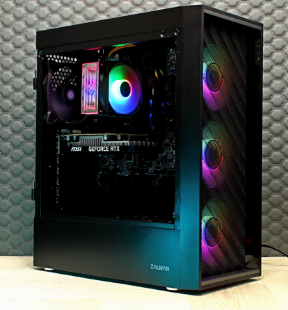 Игровой компьютер Byte-Flarion | Intel Core I3-10100f | 500w | Ssd 480гб | 16гб | Geforce Rtx 3050 | Макеевка