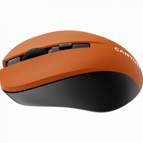 Мышь Canyon Mw-1 (Cne-Cmsw1o), 1200dpi, 1903777, оранжевая, беспроводная (арт-7454) Макеевка