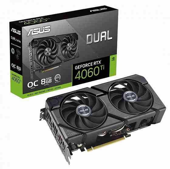 Видеокарта Asus Nvidia Geforce Rtx 4060 Ti 8gb Dual-Rtx4060ti-O8g-Evo/Rtx4060ti, Hdmi, Dp*3,8g, D6 ( Макеевка