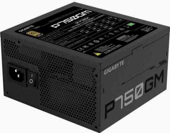 Блок питания Gigabyte Gp-P750gm 750w, 80+ Gold, черный (арт-5751) Макеевка