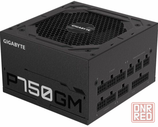 Блок питания Gigabyte Gp-P750gm 750w, 80+ Gold, черный (арт-5751) Макеевка - изображение 1