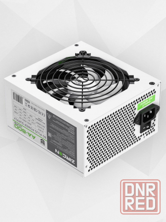 Блок питания для пк 800w белый Atx Zircon Aa-800-White, 20+4pin 4+4pin 2*6+2pin 6*Sata 3*Molex венти Макеевка - изображение 2