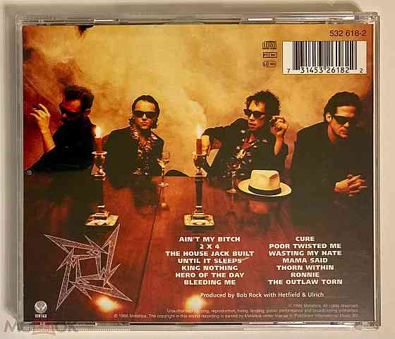 Metallica - 1996 "Load", компакт-диск | CD (Vertigo, 532 618-2), Germany | Германия Донецк