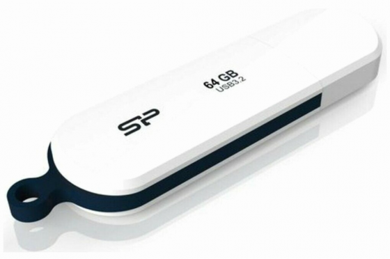 Usb Flash накопитель 64gb Silicon Power Blaze B32 White (Sp064gbuf3b32v1w) (арт-5731) Макеевка