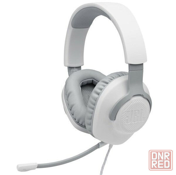 Игровые наушники Jbl Quantum 100 White (Jblquantum100wht) (арт-3987) Макеевка - изображение 1