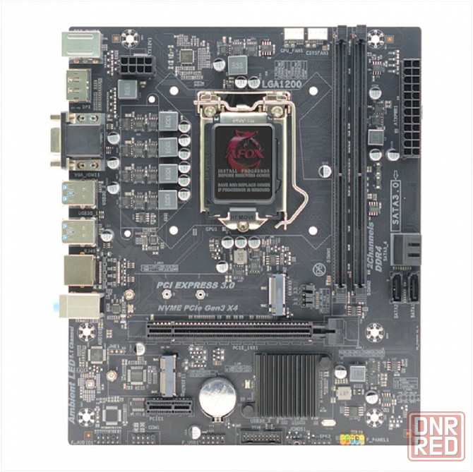 Материнская плата Afox Ih470d4-Ma5-V2 , Lga1200, Rtl (арт-4677) Макеевка - изображение 1